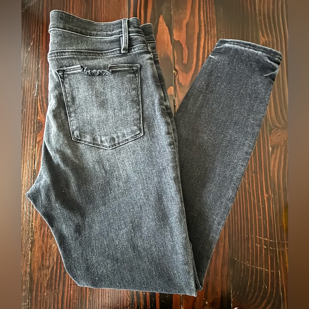 FRAME | Le High Skinny Jeans | Jackson Peak Gray Black‎ | Women’s Size 30